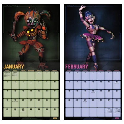 Trends International 2026 Five Nights At Freddys 12"x12" Wall Calendar 7 Trends International 2026 Five Nights At Freddys 12"x12" Wall Calendar - Image 5
