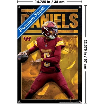 Trends International NFL Washington Commanders - Jayden Daniels 25 Unframed Wall Poster Prints 4 Trends International NFL Washington Commanders - Jayden Daniels 25 Unframed Wall Poster Prints - Image 2