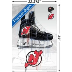Trends International NHL New Jersey Devils - Drip Skate 21 Unframed Wall Poster Prints 8 Trends International NHL New Jersey Devils - Drip Skate 21 Unframed Wall Poster Prints -Everyday Fan & Home GUEST 3e048671 476b 481d aa32 2bc152f6d0cb