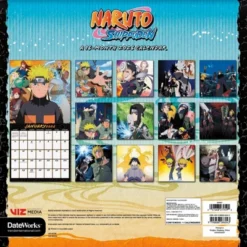 Trends International 2026 Naruto Shippuden 12"x12" Wall Calendar -Everyday Fan & Home GUEST 3e0a8268 351c 453c af7b 4133eb92ef57