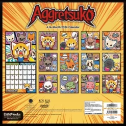 Trends International Inc. 2023-24 Wall Calendar 12"x12" Aggretsuko -Everyday Fan & Home GUEST 3f335ff2 6022 419a ad05 bdf3cb9b8b55