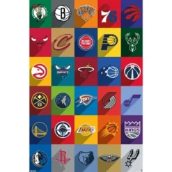 Trends International NBA League - Logos 25 Unframed Wall Poster Prints -Everyday Fan & Home GUEST 3fa2f600 38b7 4544 8fba 1808ea28dc98