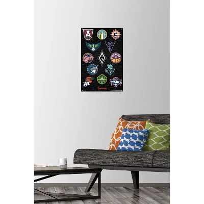 Trends International WNBA League - Logos 25 Unframed Wall Poster Prints 3 Trends International WNBA League - Logos 25 Unframed Wall Poster Prints