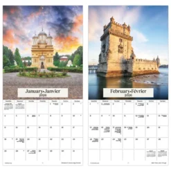Trends International 2026 Exotic Destinations Bilingual French 12"x12" Wall Calendar -Everyday Fan & Home GUEST 41abc33d 72a7 4ed8 91b4 8741fe0433fc