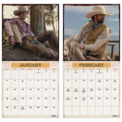 Trends International 2026 Yellowstone Bilingual French From The Bunkhouse 12"x12" Wall Calendar -Everyday Fan & Home GUEST 42253a8e a6c0 477f ac45 7666340fc015