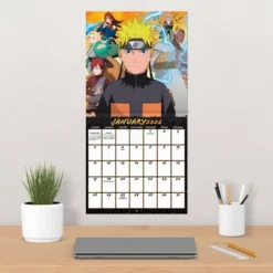 Trends International 2026 Naruto Shippuden 12"x12" Wall Calendar -Everyday Fan & Home GUEST 4609568b b72e 4a8d b8a8 b46777bc542d