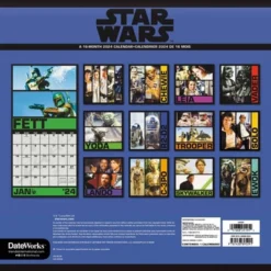 Trends International Inc. 2023-24 Wall Calendar 12"x12" Star Wars: Saga Bilingual -Everyday Fan & Home GUEST 48bf2746 c1d4 4aeb aa5f 0a20f20ab6f6