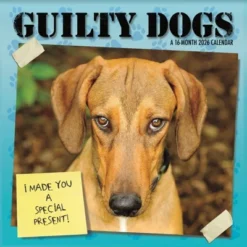 Trends International 2026 Guilty Dog 12"x12" Wall Calendar -Everyday Fan & Home GUEST 4a001a26 d56f 497d 8ced 3da997f21353