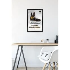 Trends International NHL Chicago Blackhawks - Drip Skate 21 Framed Wall Poster Prints -Everyday Fan & Home GUEST 4ab5d0c6 bc9d 44c0 a81b 8b695c44dfd5