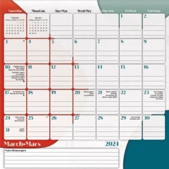 Trends International Inc. 2023-24 Wall Calendar 12"x12" Bilingual English/French Family Magnetic -Everyday Fan & Home GUEST 4b2b0bfa a26c 4e76 b452 bf0285dd16c7