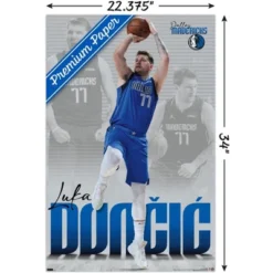 Trends International NBA Dallas Mavericks - Luka Doncic 22 Unframed Wall Poster Prints -Everyday Fan & Home GUEST 4bd8c144 7ef1 47f3 9f31 e18b1b821bf2