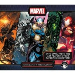 Trends International 2026 History Of Marvel Dayata Time 6.12"x5.37" Box Calendar -Everyday Fan & Home GUEST 4cbfbe38 f80e 4f55 af71 8bb81eae9907