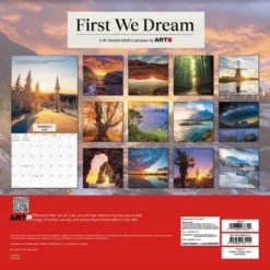 Trends International 2026 First We Dream 12"x12" Wall Calendar -Everyday Fan & Home GUEST 4ce20c1b 7a27 4712 ae2f 42c152de1529