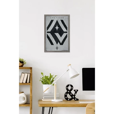 Trends International WNBA Las Vegas Aces - Logo 25 Framed Wall Poster Prints 3 Trends International WNBA Las Vegas Aces - Logo 25 Framed Wall Poster Prints
