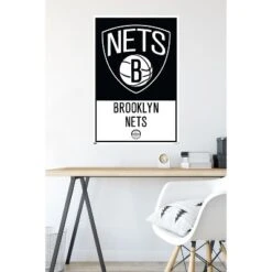 Trends International NBA Brooklyn Nets - Logo 21 Unframed Wall Poster Prints -Everyday Fan & Home GUEST 4eda701c eb65 440c 9fee 7c5a7d20fc7a