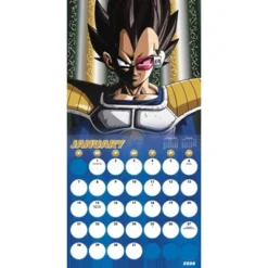 Trends International Inc. 2023-24 Wall Calendar 12"x12" Dragon Ball Z