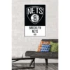 Trends International NBA Brooklyn Nets - Logo 21 Unframed Wall Poster Prints