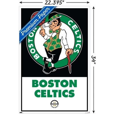 Trends International NBA Boston Celtics - Logo 21 Unframed Wall Poster Prints 4 Trends International NBA Boston Celtics - Logo 21 Unframed Wall Poster Prints - Image 2