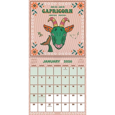 Trends International 2026 Astrology 12"x12" Wall Calendar 3 Trends International 2026 Astrology 12"x12" Wall Calendar