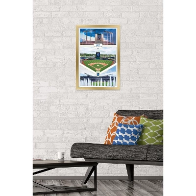 Trends International MLB Kansas City Royals - Kauffman Stadium 20 Framed Wall Poster Prints 3 Trends International MLB Kansas City Royals - Kauffman Stadium 20 Framed Wall Poster Prints