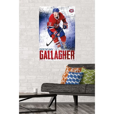 Trends International NHL Montreal Canadiens - Brendan Gallagher 18 Unframed Wall Poster Prints 3 Trends International NHL Montreal Canadiens - Brendan Gallagher 18 Unframed Wall Poster Prints