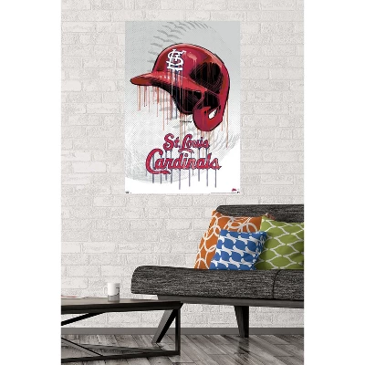 Trends International MLB St. Louis Cardinals - Drip Helmet 20 Unframed Wall Poster Prints 3 Trends International MLB St. Louis Cardinals - Drip Helmet 20 Unframed Wall Poster Prints