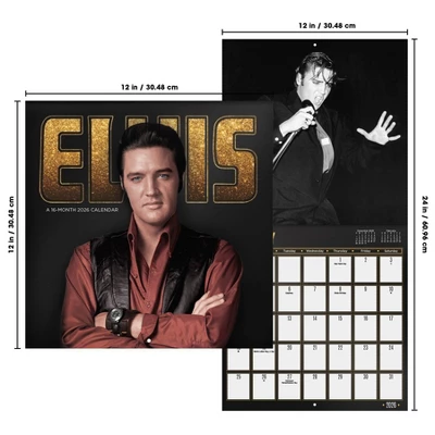 Trends International 2026 Elvis Presley 12"x12" Wall Calendar 8 Trends International 2026 Elvis Presley 12"x12" Wall Calendar - Image 6
