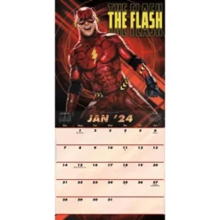 Trends International Inc. 2023-24 Wall Calendar 12"x12" DC Comics The Flash