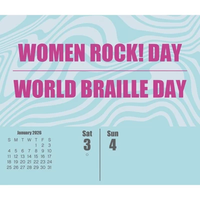 Trends International 2026 Celebrate Daily Dayata Time 6.12"x5.37" Box Calendar 6 Trends International 2026 Celebrate Daily Dayata Time 6.12"x5.37" Box Calendar - Image 4