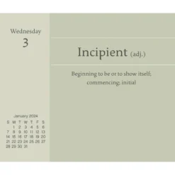 Trends International Inc. 2024 Daily Desk Calendar 4.25"x5" Words-a-Day 13 Trends International Inc. 2024 Daily Desk Calendar 4.25"x5" Words-a-Day -Everyday Fan & Home GUEST 5dba2fb8 ca10 454e 9646 691b66227cb8