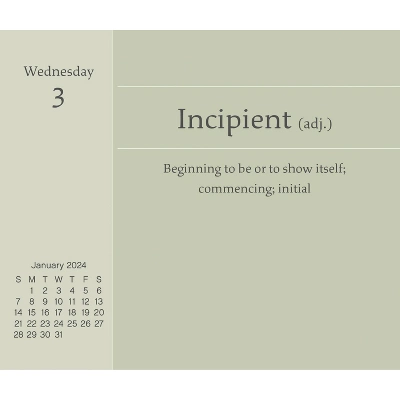 Trends International Inc. 2024 Daily Desk Calendar 4.25"x5" Words-a-Day 6 Trends International Inc. 2024 Daily Desk Calendar 4.25"x5" Words-a-Day - Image 4