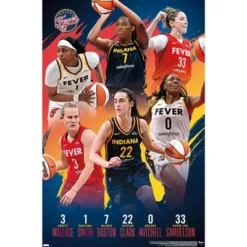 Trends International WNBA Indiana Fever -Team 24 Framed Wall Poster Prints -Everyday Fan & Home GUEST 60500d09 ca88 452c a23c 80a3631aba84