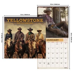 Trends International 2026 Yellowstone Bilingual French From The Bunkhouse 12"x12" Wall Calendar -Everyday Fan & Home GUEST 61a2c4b1 50a1 4d2d b1f7 36cfcb228687