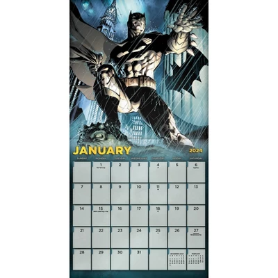 Trends International Inc. 2023-24 Wall Calendar 12"x12" DC Comics The Batman - Comic 3 Trends International Inc. 2023-24 Wall Calendar 12"x12" DC Comics The Batman - Comic