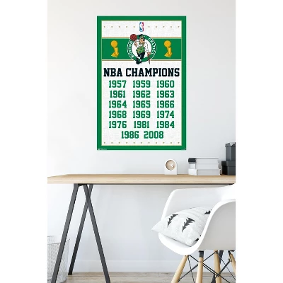 Trends International NBA Boston Celtics - Champions 13 Unframed Wall Poster Prints 7 Trends International NBA Boston Celtics - Champions 13 Unframed Wall Poster Prints - Image 5