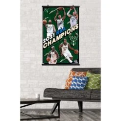 Trends International NBA Milwaukee Bucks - 2021 NBA Finals Champions Unframed Wall Poster Prints