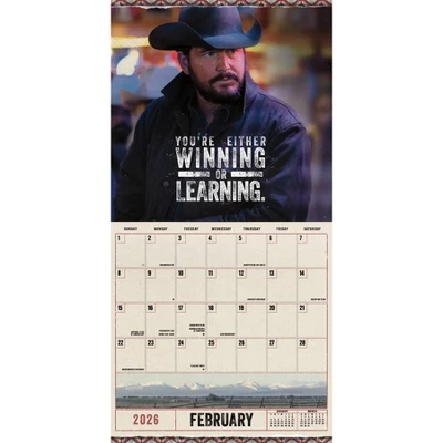 Trends International 2026 Yellowstone Bilingual French Rip Wheeler 12"x12" Wall Calendar 4 Trends International 2026 Yellowstone Bilingual French Rip Wheeler 12"x12" Wall Calendar - Image 2