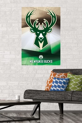 Trends International NBA Milwaukee Bucks - Logo 16 Unframed Wall Poster Prints 3 Trends International NBA Milwaukee Bucks - Logo 16 Unframed Wall Poster Prints