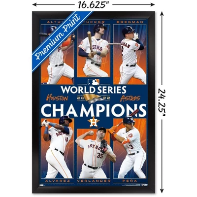 Trends International MLB Houston Astros - 2022 World Series Champions Framed Wall Poster Prints 4 Trends International MLB Houston Astros - 2022 World Series Champions Framed Wall Poster Prints - Image 2