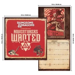 Trends International 2026 Dungeons And Dragons Classic 12"x12" Wall Calendar -Everyday Fan & Home GUEST 6bceb20a 5fbb 4daf b2fe f6bb3f0cac77