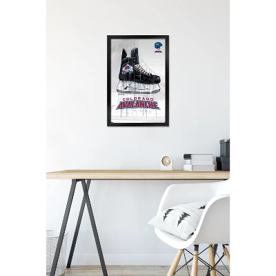 Trends International NHL Colorado Avalanche - Drip Skate 21 Framed Wall Poster Prints 7 Trends International NHL Colorado Avalanche - Drip Skate 21 Framed Wall Poster Prints - Image 5