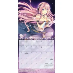 Trends International Inc. 2023-24 Wall Calendar 12"x12" Hatsune Miku Bilingual English/French