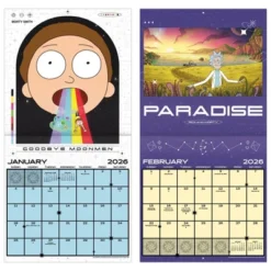 Trends International 2026 Rick And Morty 12"x12" Wall Calendar 11 Trends International 2026 Rick And Morty 12"x12" Wall Calendar -Everyday Fan & Home GUEST 6f74ce33 4ce0 4930 90e0 2f36dae5c3eb