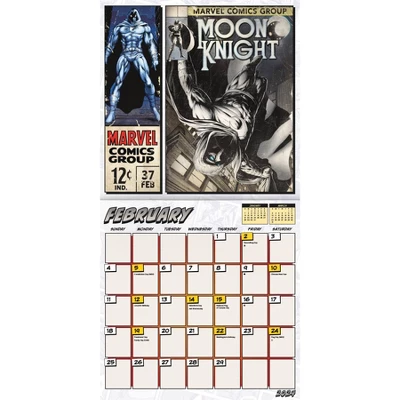 Trends International Inc. 2023-24 Wall Calendar 12"x12" Marvel Comics 4 Trends International Inc. 2023-24 Wall Calendar 12"x12" Marvel Comics - Image 2