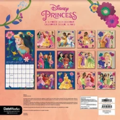 Trends International Inc. 2023-24 Wall Calendar 12"x12" Bilingual English/French Disney Princess -Everyday Fan & Home GUEST 72cb748e 16e3 4579 abc9 db2bf0cc265b