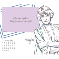 Trends International Inc. 2024 Daily Desk Calendar 4.25"x5" Golden Girls -Everyday Fan & Home GUEST 72ddd88d 288c 4d3a b1e6 32c09b35f053