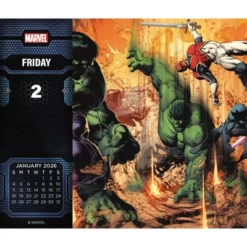 Trends International 2026 History Of Marvel Dayata Time 6.12"x5.37" Box Calendar -Everyday Fan & Home GUEST 72fd7cf3 0586 4415 9ac3 ba3cd66f5a3d