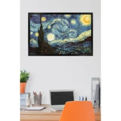 Starry Night Framed Poster Trends International 8 Starry Night Framed Poster Trends International -Everyday Fan & Home GUEST 73084323 1ebe 4fc7 ab74 31299f8741e2