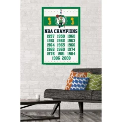 Trends International NBA Boston Celtics - Champions 13 Unframed Wall Poster Prints