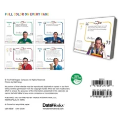 Trends International 2026 Mister Rogers Dayata Time 6.12"x5.37" Box Calendar -Everyday Fan & Home GUEST 753a6d99 9f9d 4ca0 8e65 8ee245cbba2c